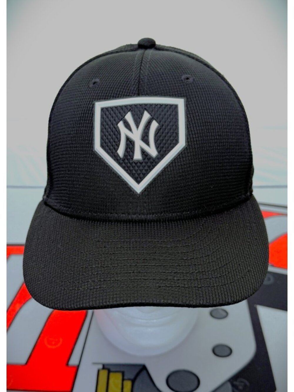 New Era 59FIFTY Black New York Yankees Special Logo Fitted Cap Men's Size 7 3/8